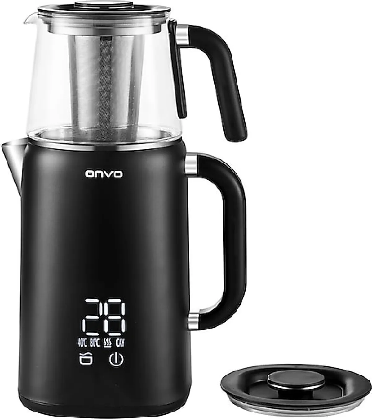 Onvo OVTM01 Cam Demlikli Çay Makinesi