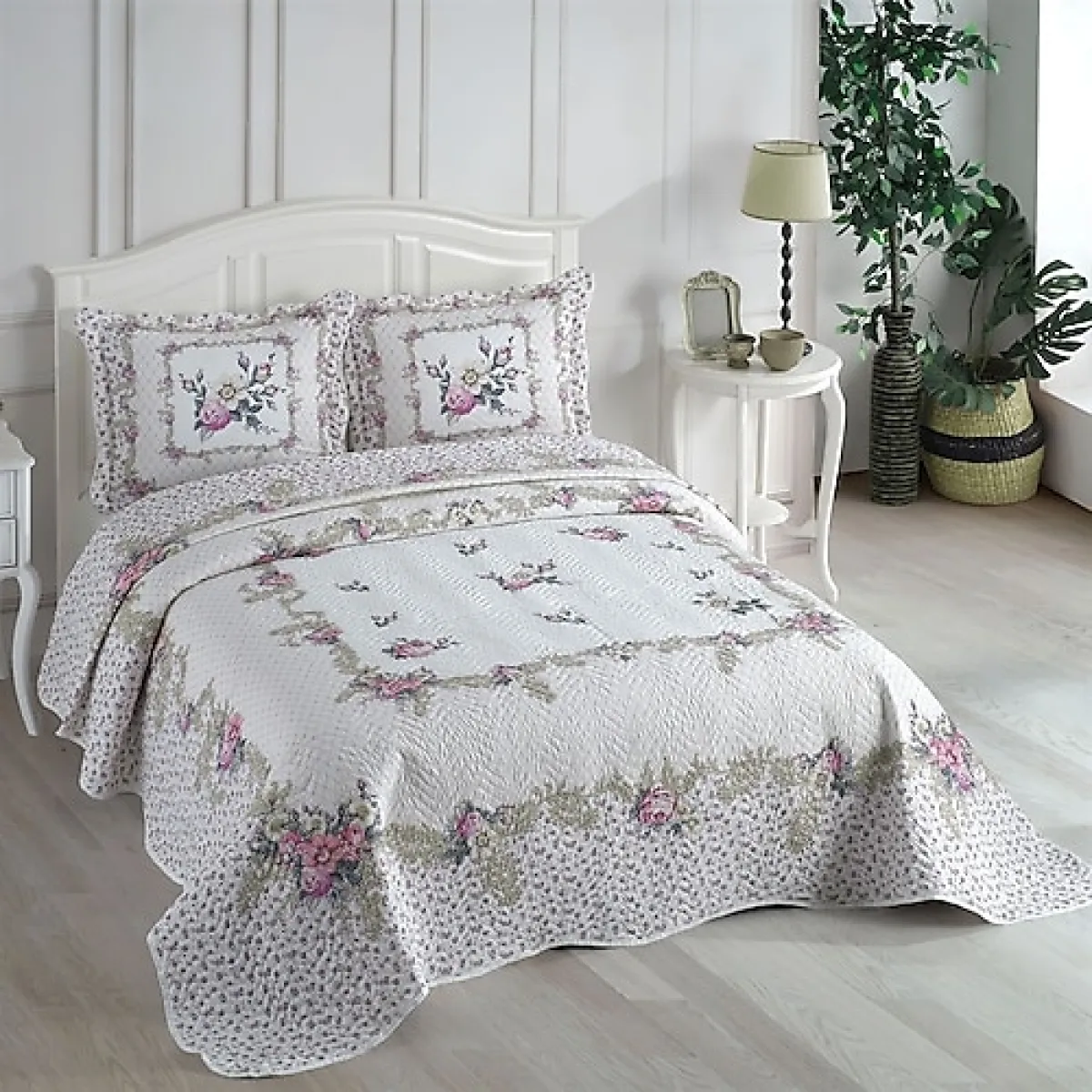 Örtüm Katie Çift Kişilik Kapitone Yatak Örtüsü