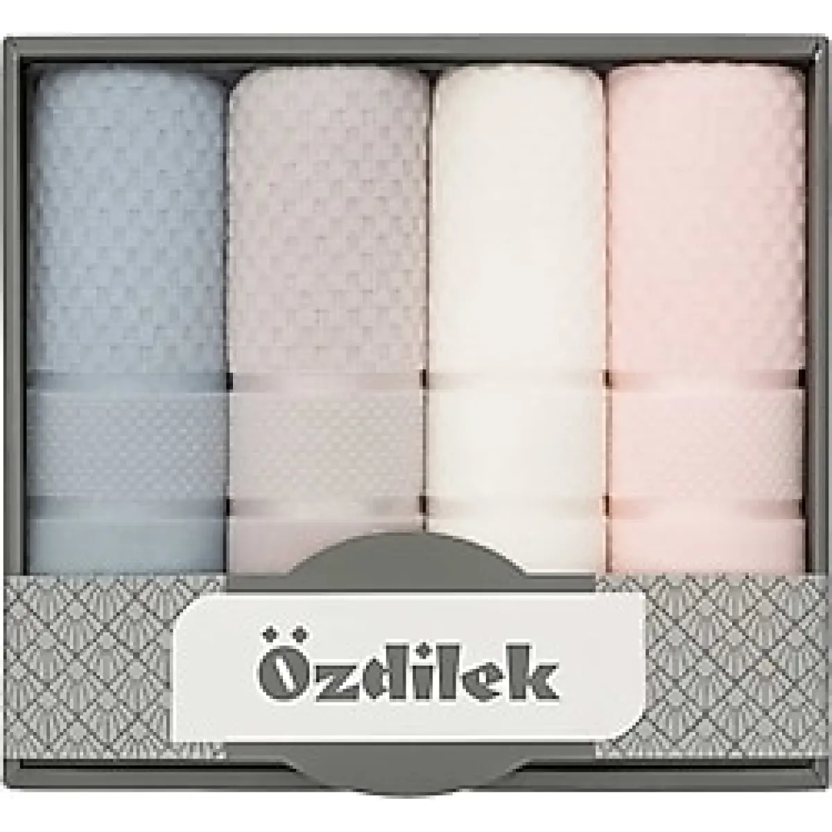 Özdilek Bright Kadife El ve Yüz havlusu 50x90cm 4'lü Kutulu 8697353664441