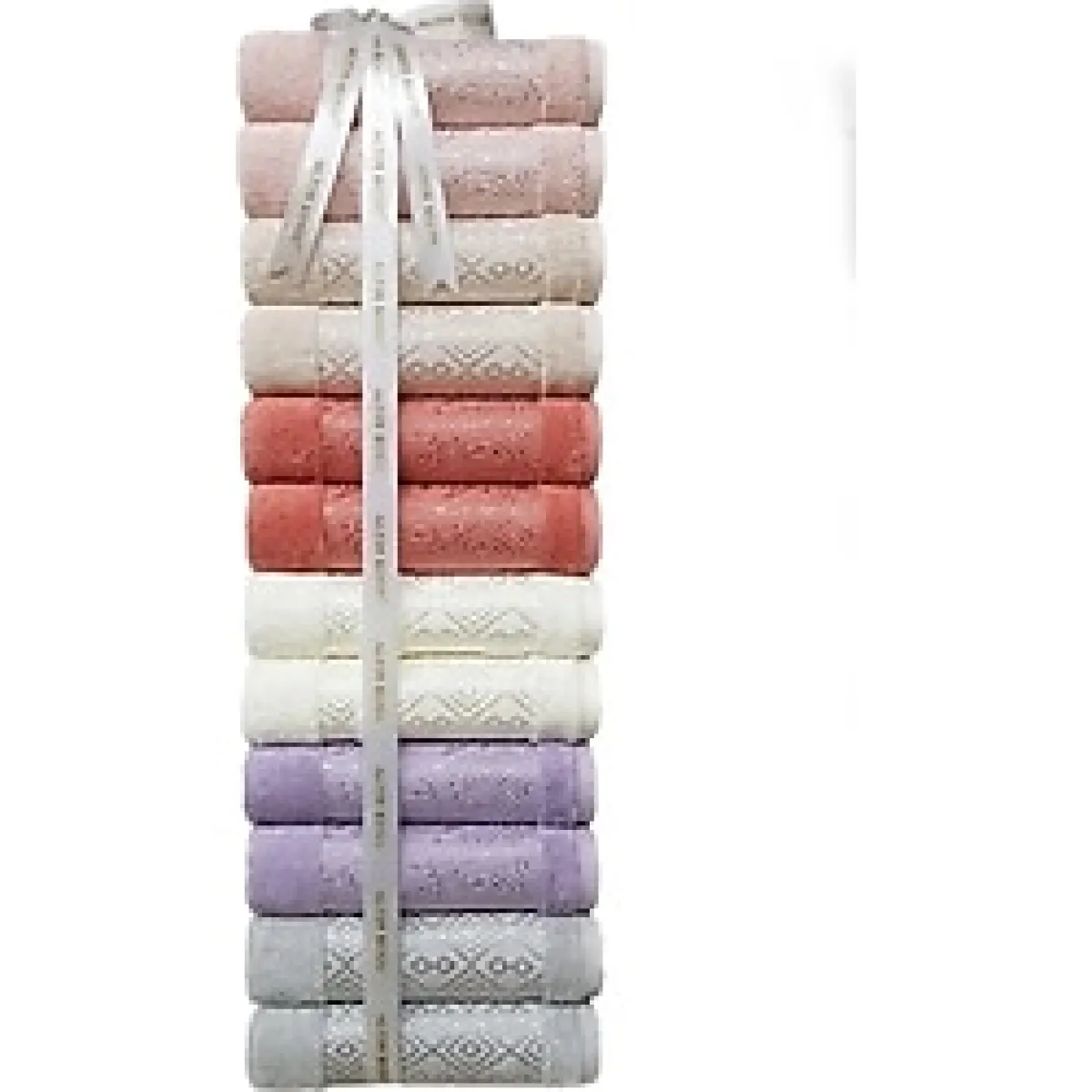 Özdilek Dory Yüz Havlusu 12 Adet-6 Renk- 50x80 Cm