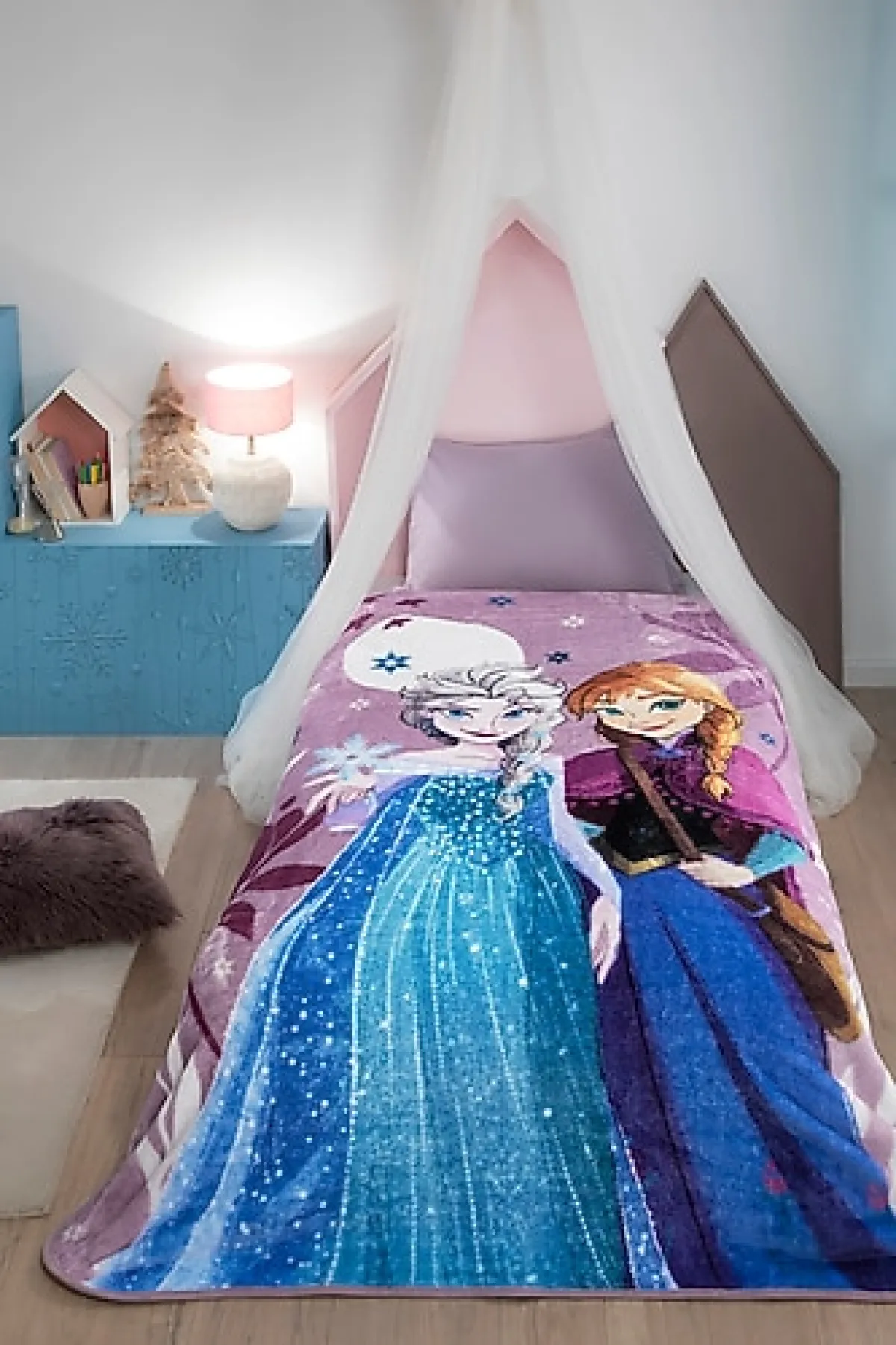 Özdilek Frozen Winter Lisanslı Tek Kişilik Battaniye