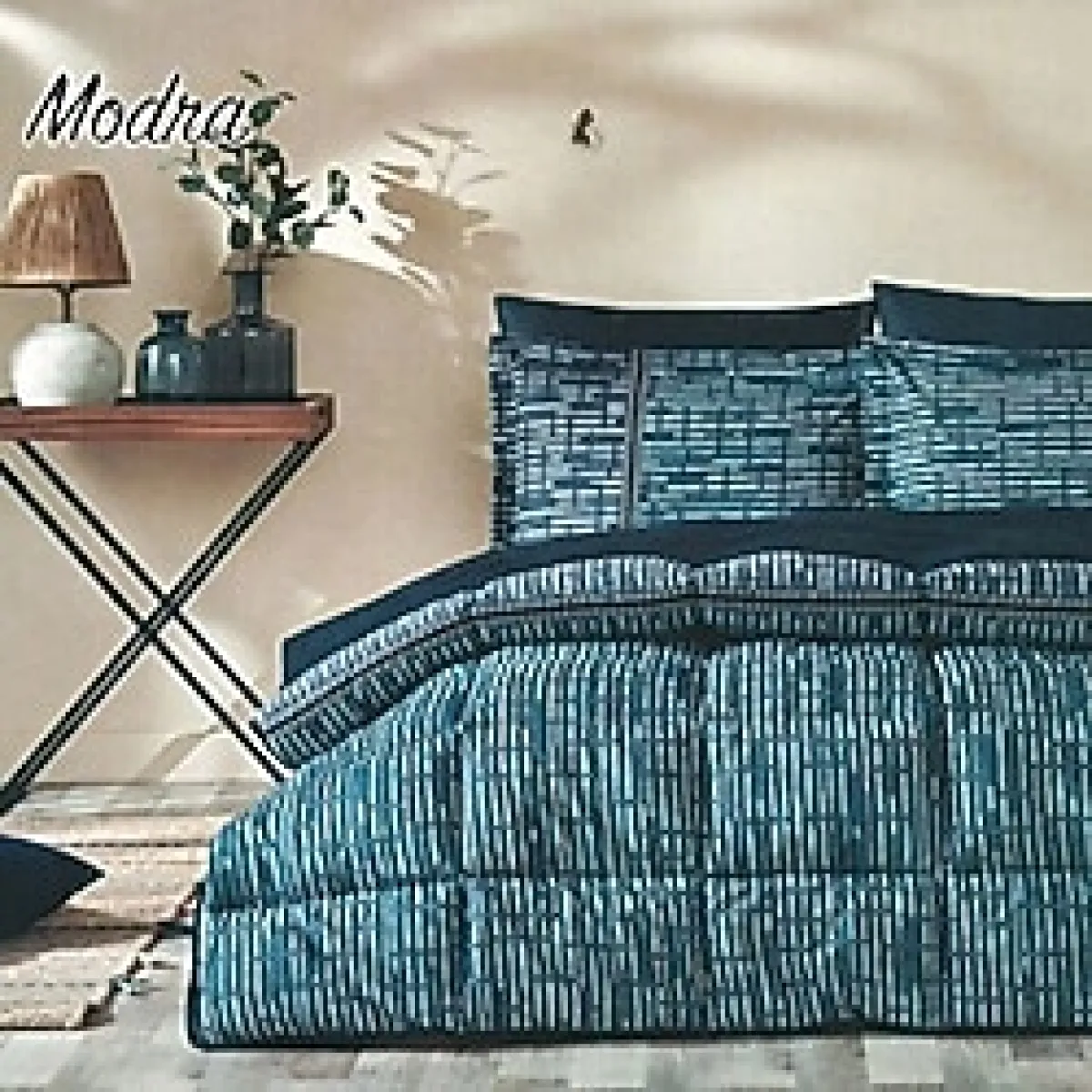 Özdilek Modra Mavi Tek Kişilik Uyku Seti RF