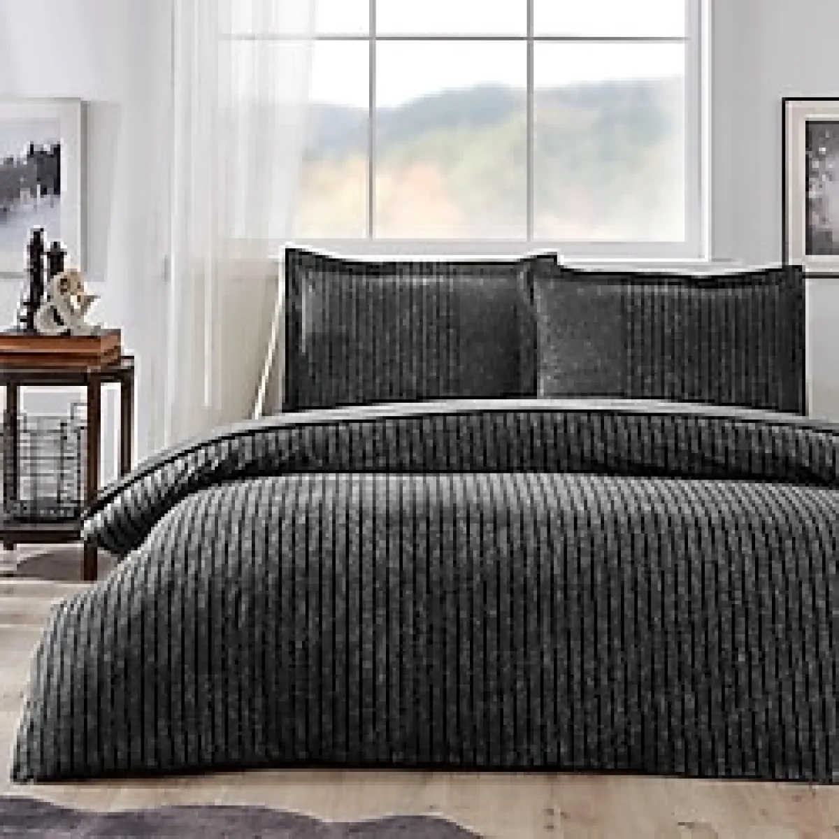 Özdilek Noir Uyku Seti Çift Kişilik - Antrasit