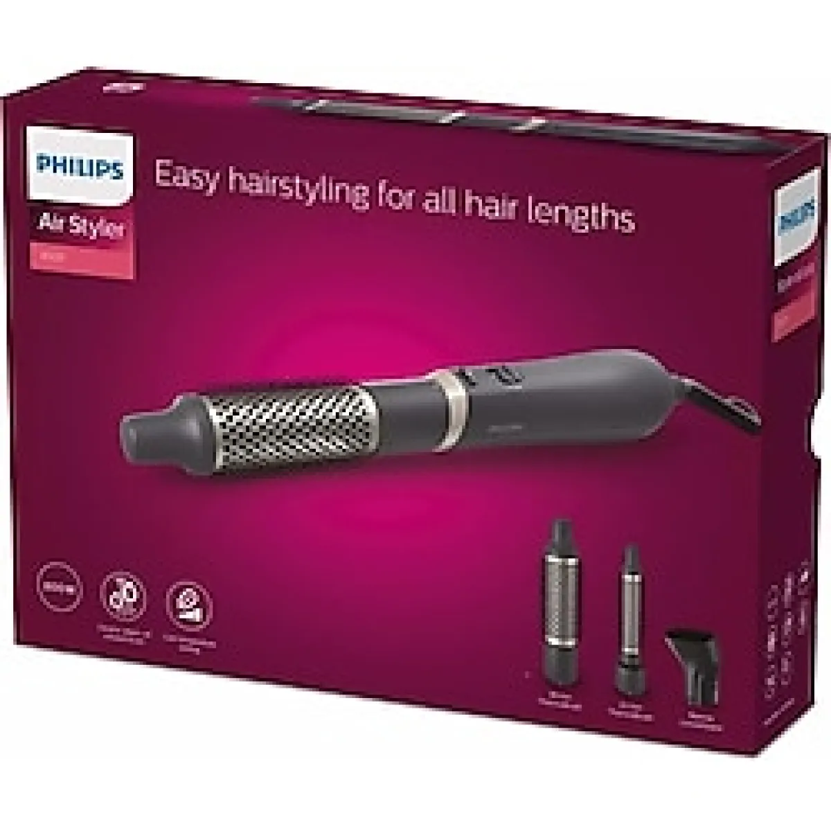 Philips Saç Şekillendirici Çok Amaçlı Başlıklı Airstyler Saç Şekillendirici - Beyaz - 0