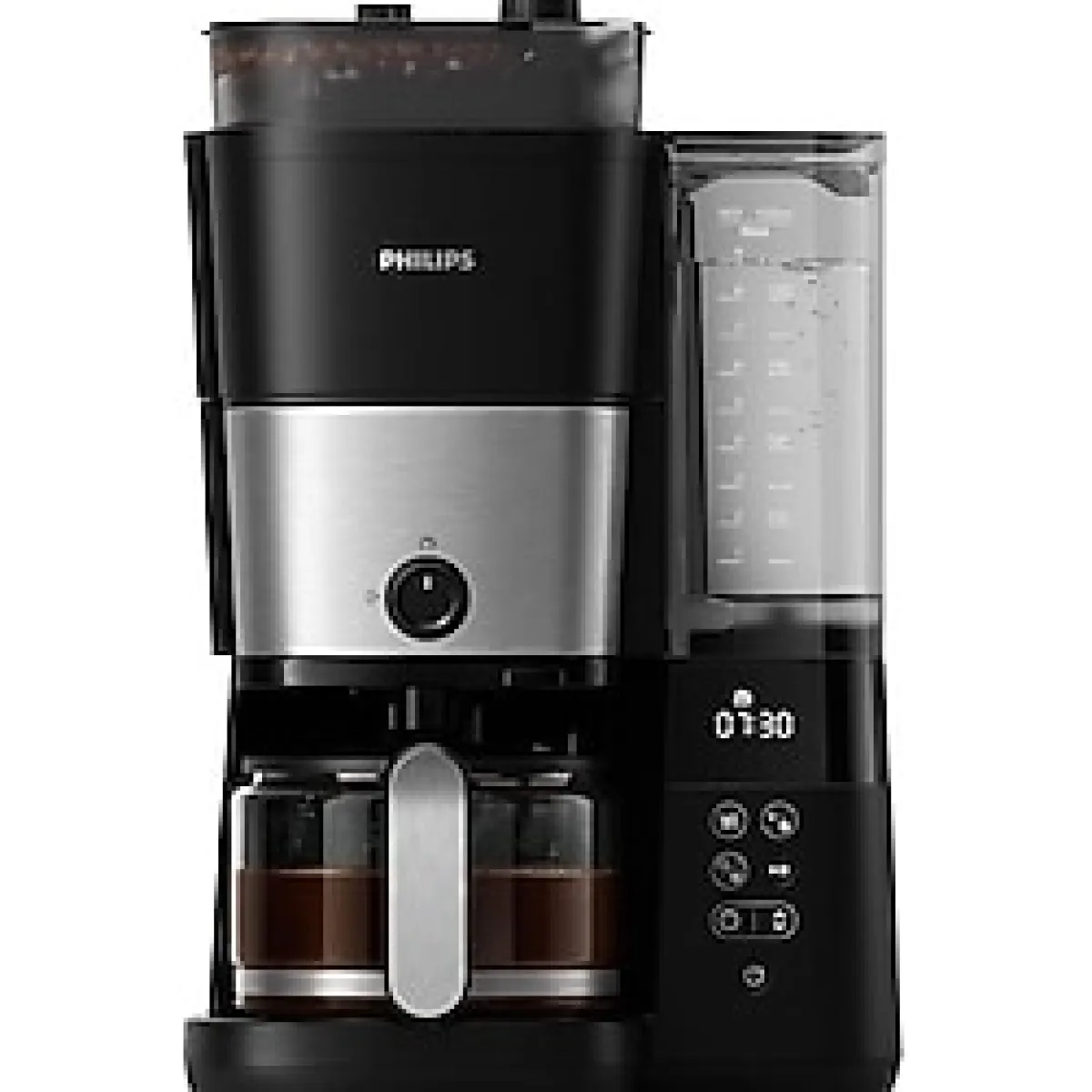 Philips Ultra Premium Öğütücülü Filtre Kahve Makinesi Siyah