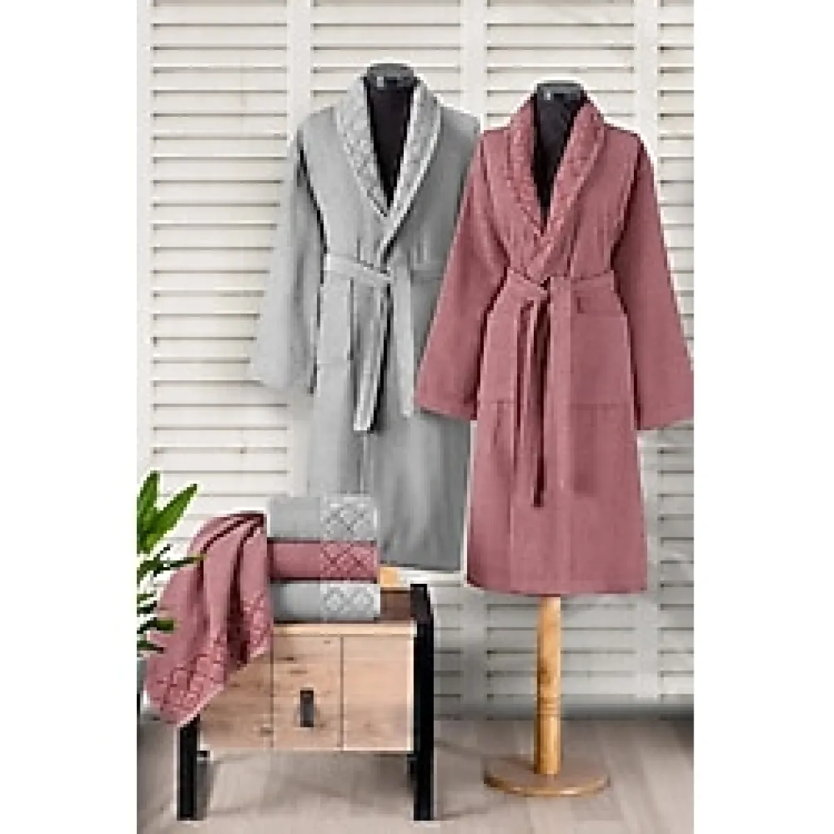 Pierre Cardin Soft Diamond Aile Seti Vizon-Ekru