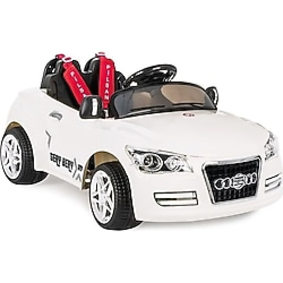 Pilsan Tery Bery 12V Akülü Yarış Arabası - 35 kg Taşıma Kapasitesi, Uzaktan Kumanda, Emniyet Kemerli, LED Işıklı ve MP3 Çalar