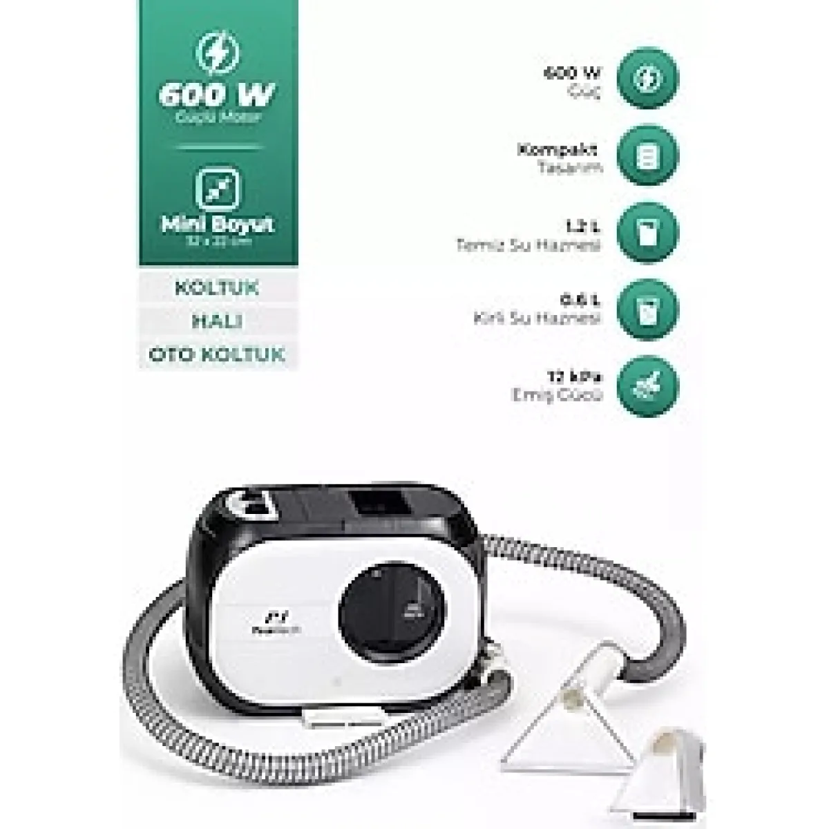 Pirantech KT-88 Koltuk ve Halı Yıkama Makinesi