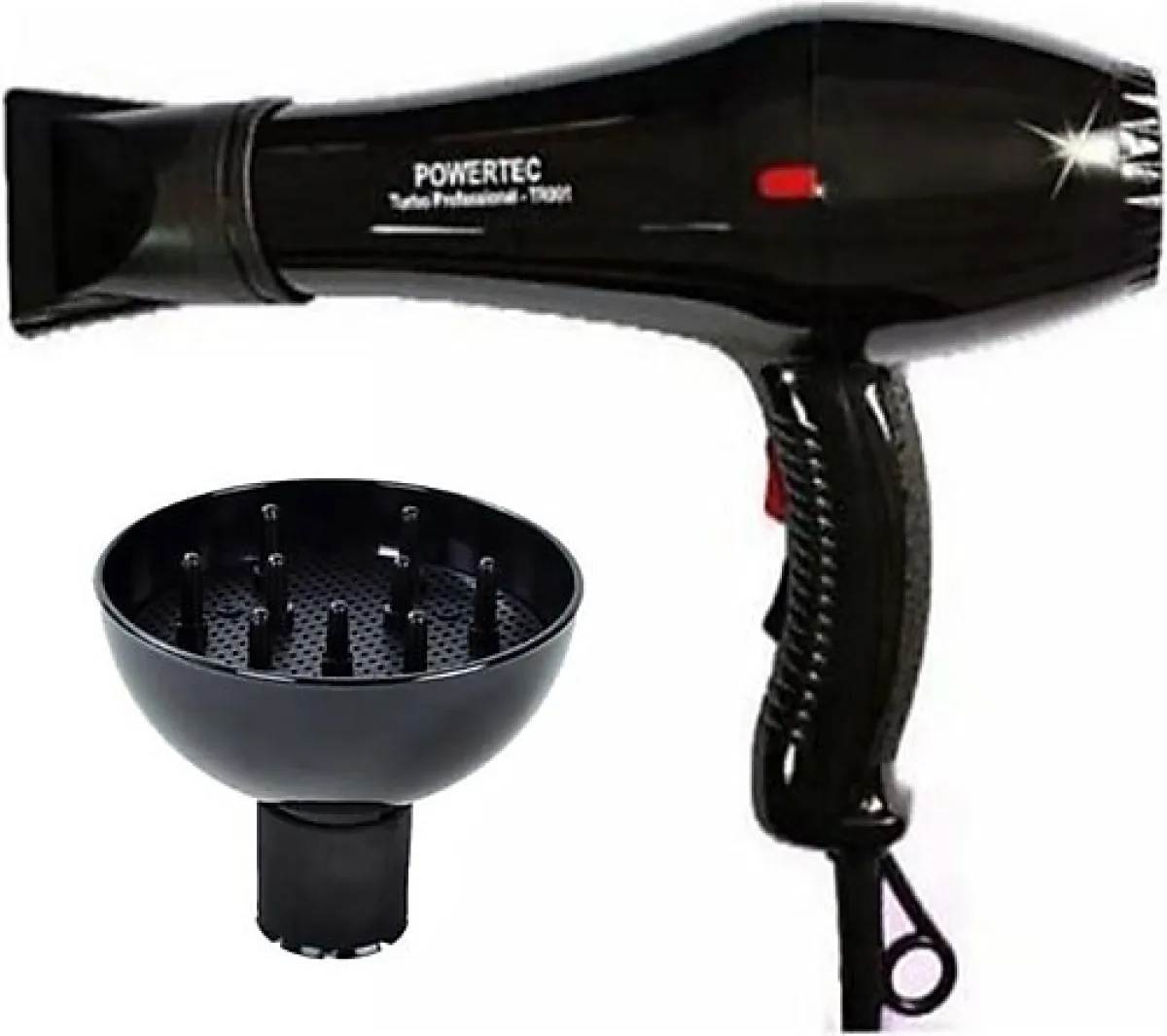Powertec TR-701 Turbo Profesyonel 2500 W Fön Makinesi + Vigo Başlık