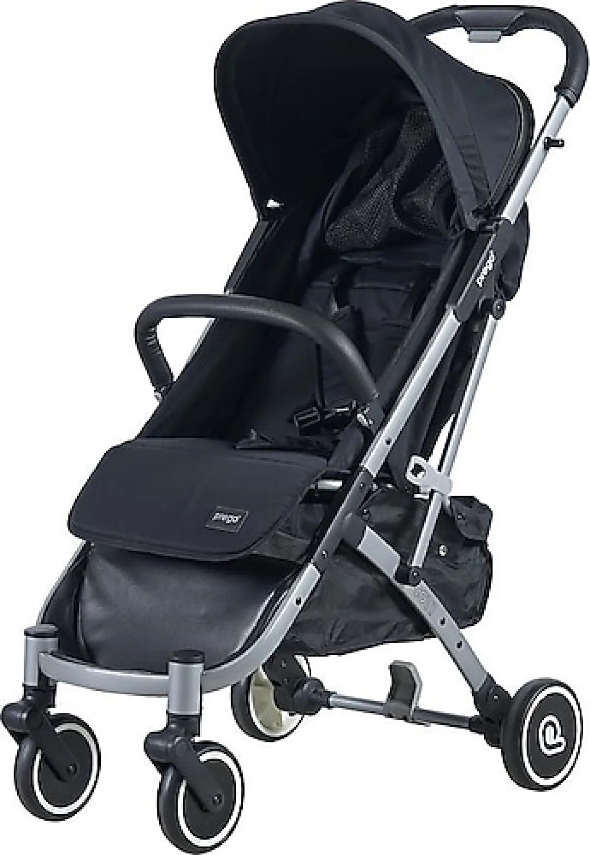 Prego 2024 Covi Siyah Kabin Tipi Bebek Arabası