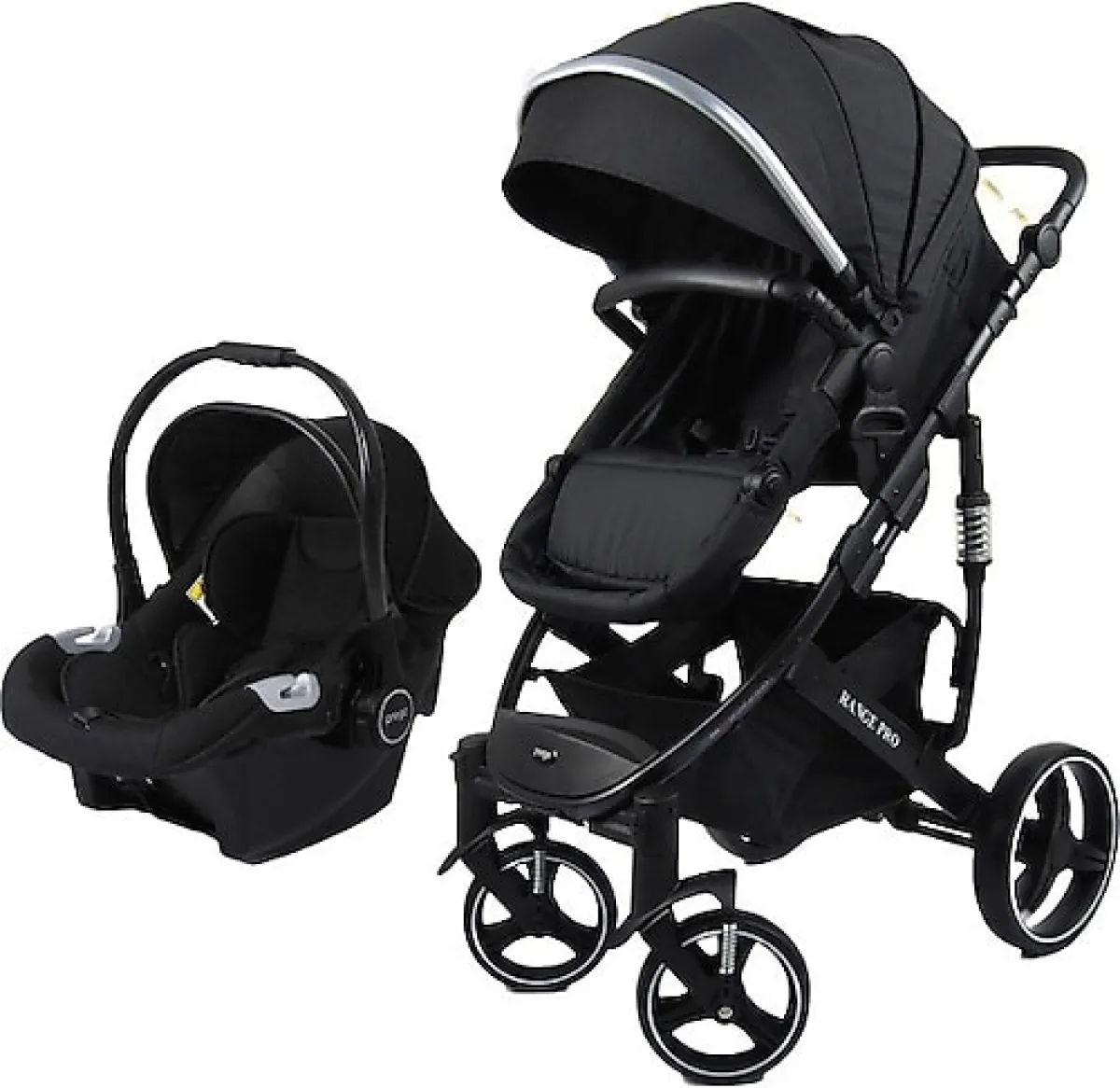 Prego Range Pro Siyah Travel Sistem Bebek Arabası