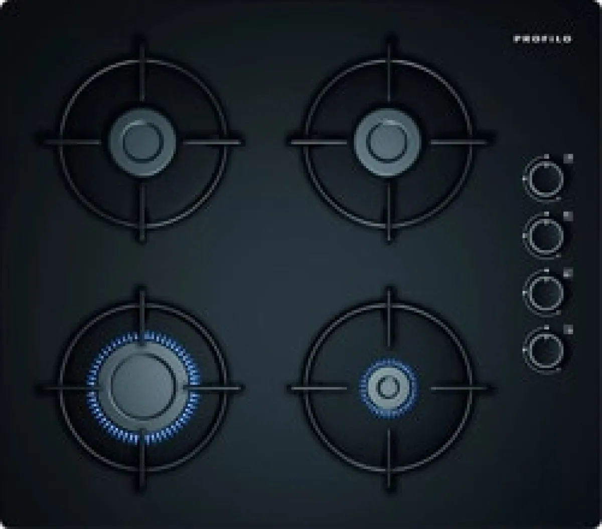 Profilo OO36P6O10D Siyah Cam Ankastre Ocak