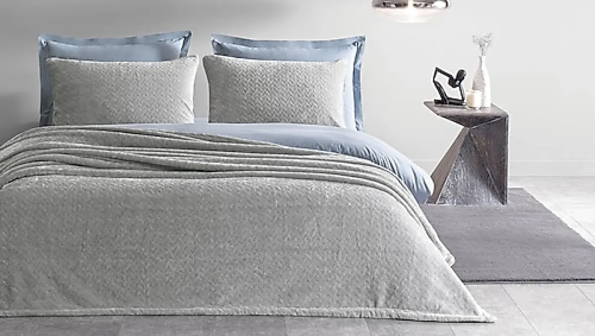 Puffy Lines Çift Kişilik Yatak Örtüsü Takımı