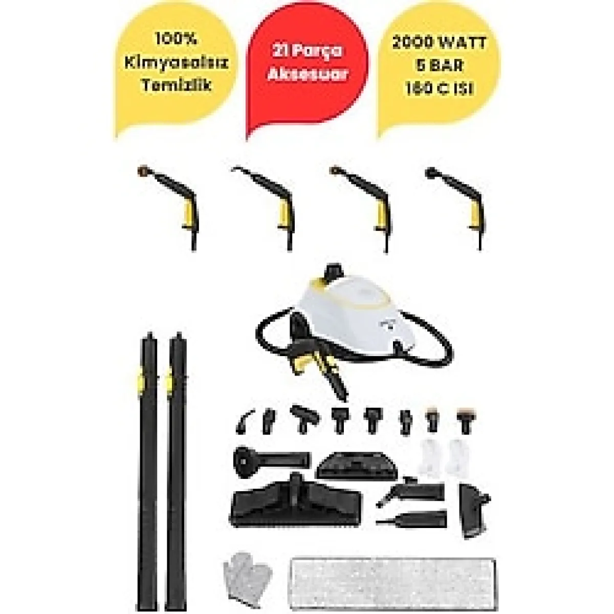 Pure Es P501 Buharlı Temizleyici