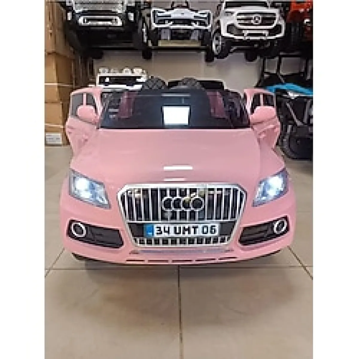 Q-Suv Özel Renk, Yeni Nesil, Sınırlı Sayıda Üretim! 12V, Kumandali, 2 Motor, Bluetooth Müzikli