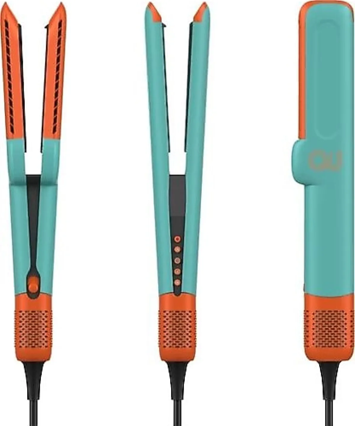 QU High Speed Airstrait Turkuaz Islak Kuru Saç Düzleştirici