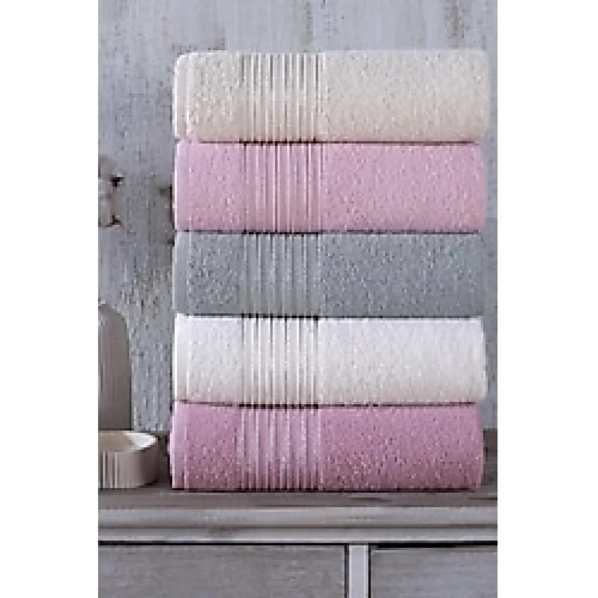 Range 5'Li 50X90 Cm El&Yuz Havlu Seti