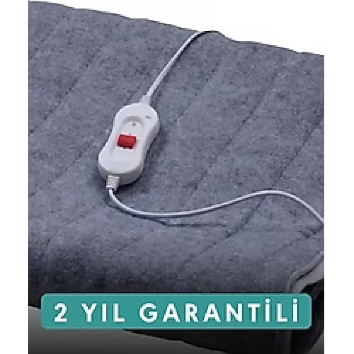 Rawels Çift Kişilik Antrasit Elektrikli Battaniye 155x115 cm