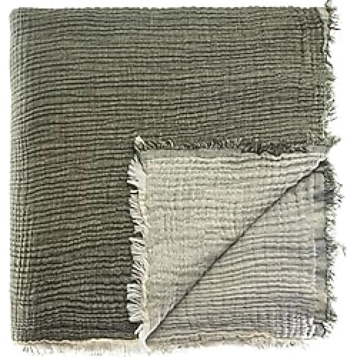 RAYME TEKSTİL - Müslin Pike Tek Kişilik, 100% Pamuk 4 Katlı Kaliteli Müslin Yatak Örtüsü, Dekoratif Şık Yumuşak Hafif Yazlık Pike (Haki Yeşil, Tek Kişilik 160x220 cm)