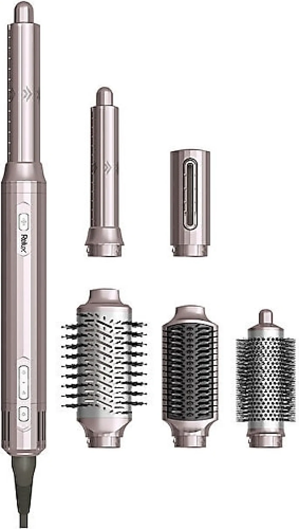 Relux RMS9200P Aeroflex 6in1 Pembe Saç Şekillendirme Seti