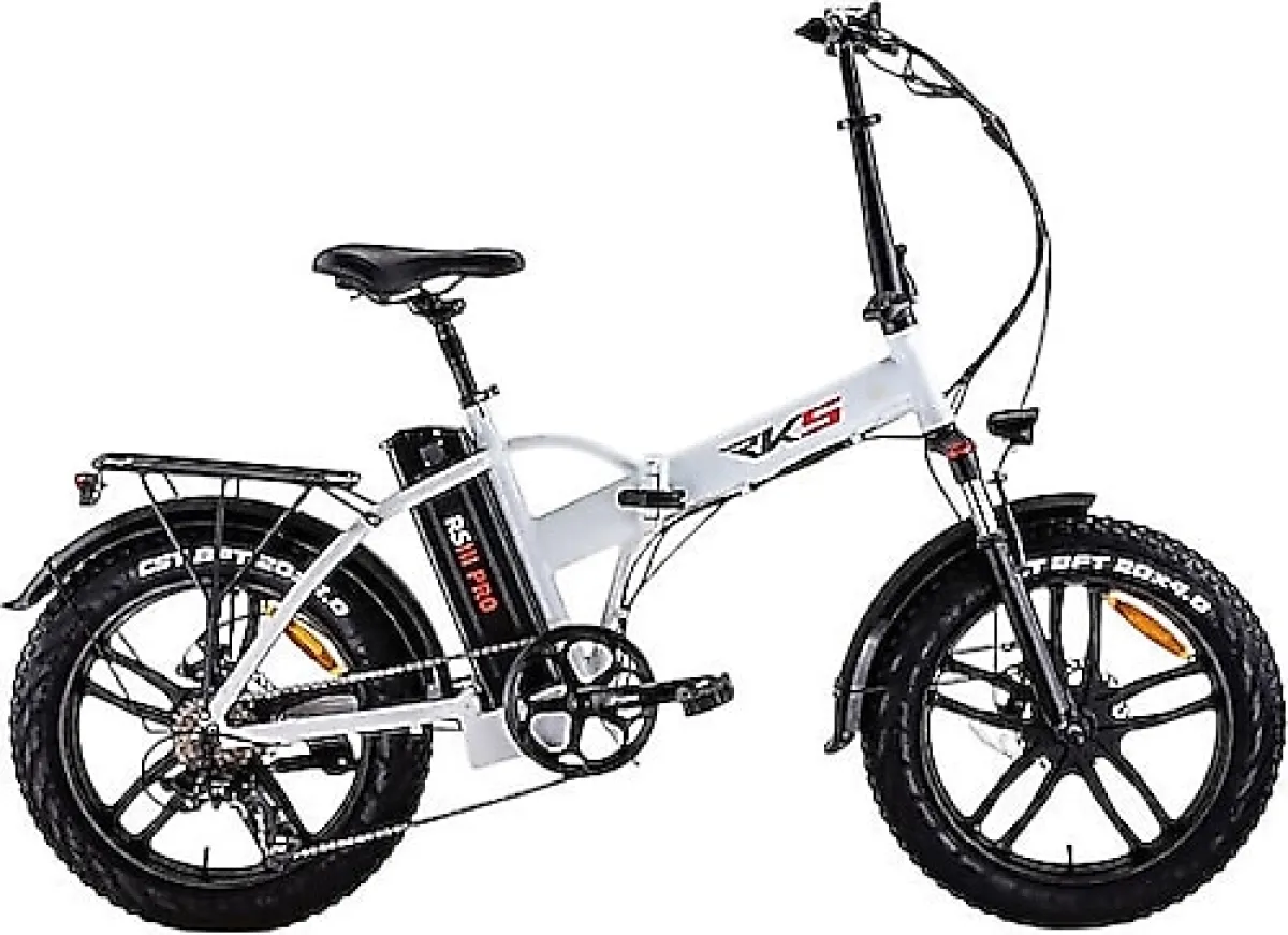 RKS RS3 Pro X 250 W Beyaz Katlanabilir Elektrikli Bisiklet