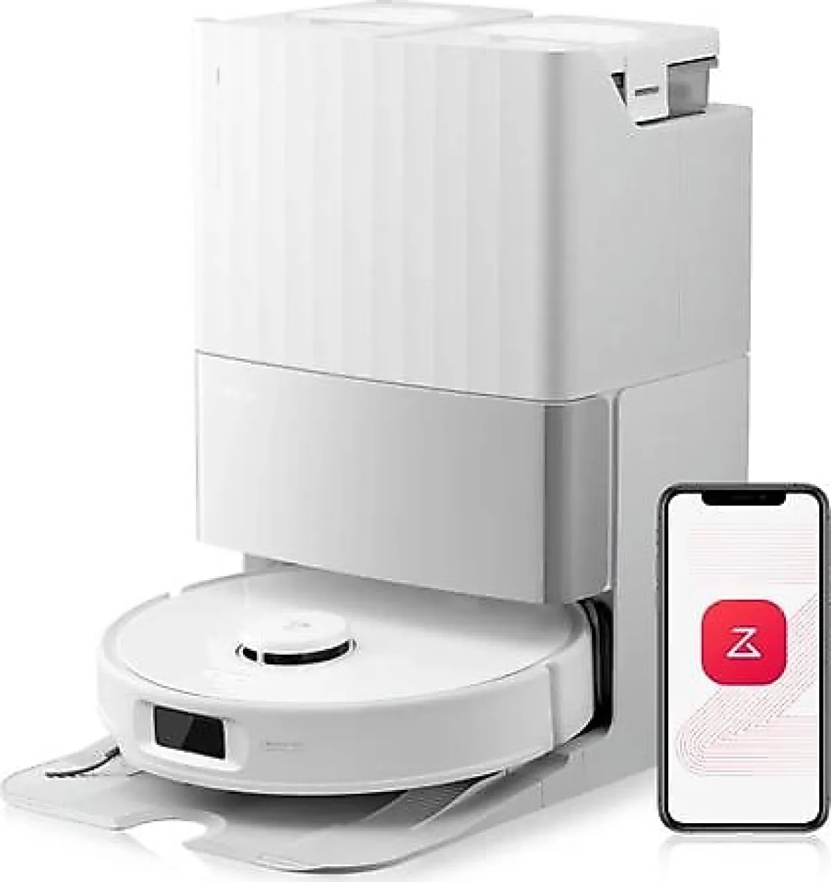 Roborock Qrevo Edge 5V1 Çöp İstasyonlu Beyaz Akıllı Robot Süpürge