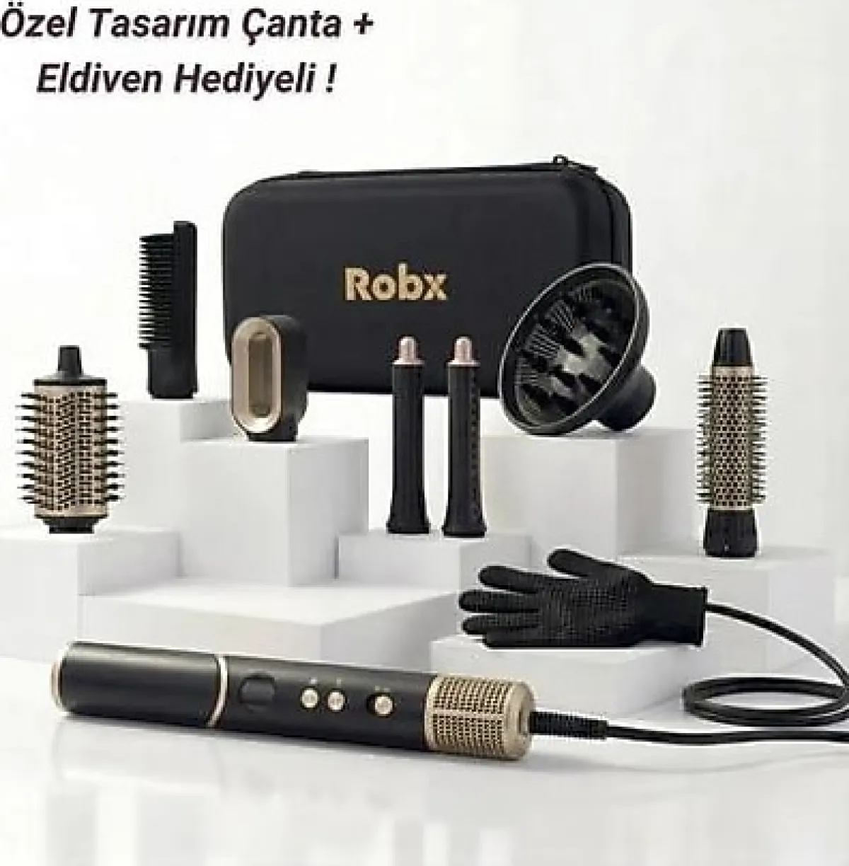 Robx 838I 7in1 Saç Şekillendirme Seti