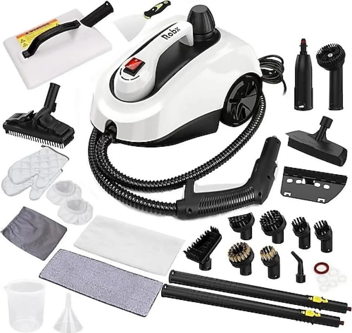 Robx S608 Beyaz Buharlı Temizleyici