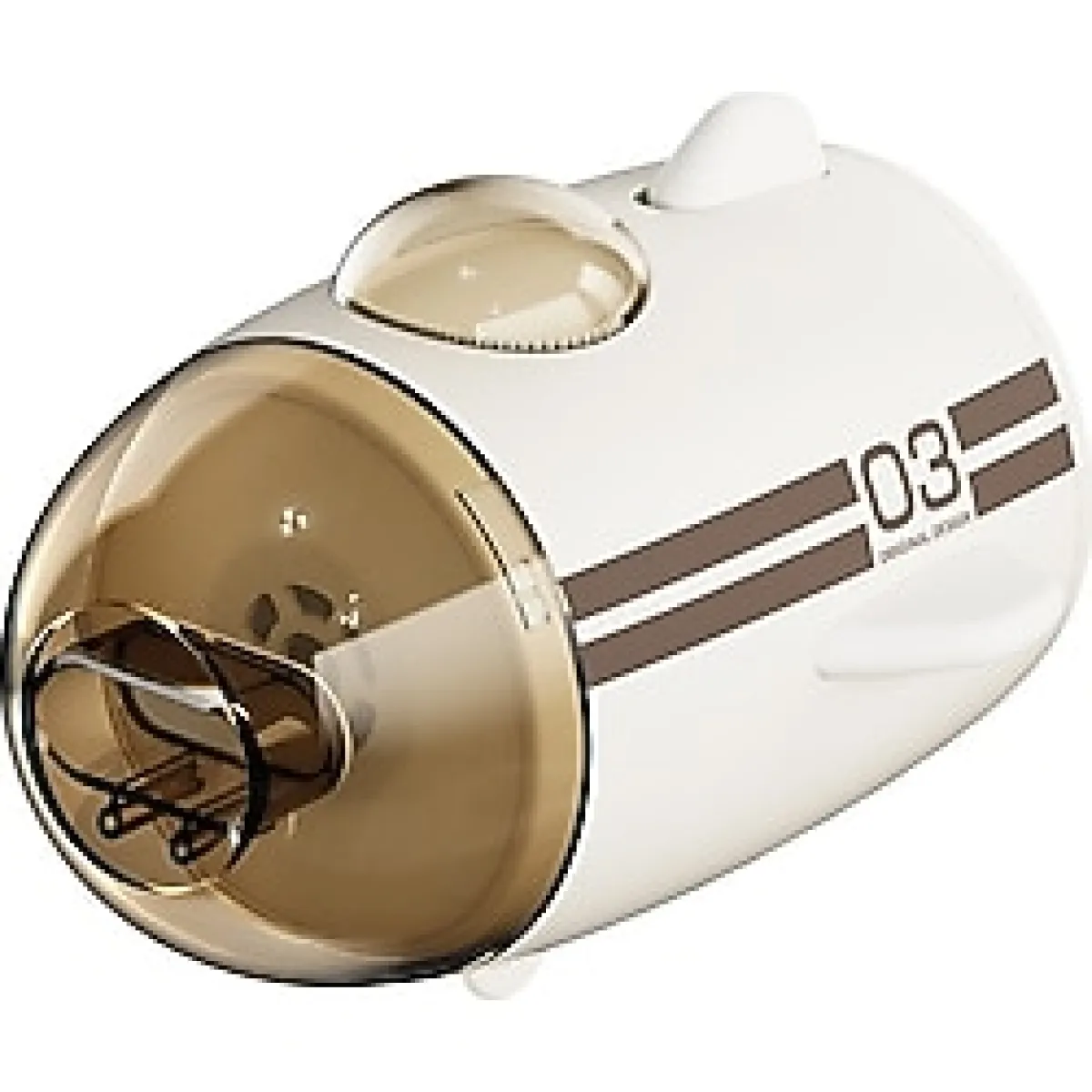 Rock Masaüstü Şarjlı Toz Toplayıcı Mini El Süpürgesi Beyaz - Mavi