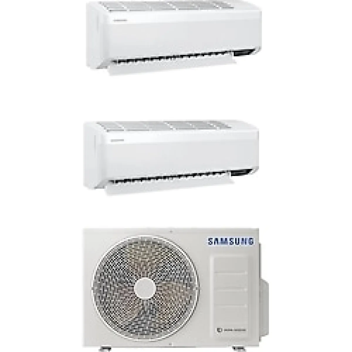 Samsung WindFree Multi AJ050TXJ2KH/EA 5.2 kW 1 Dış + 2 İç Ünite (12+18) Duvar Tipi Klima