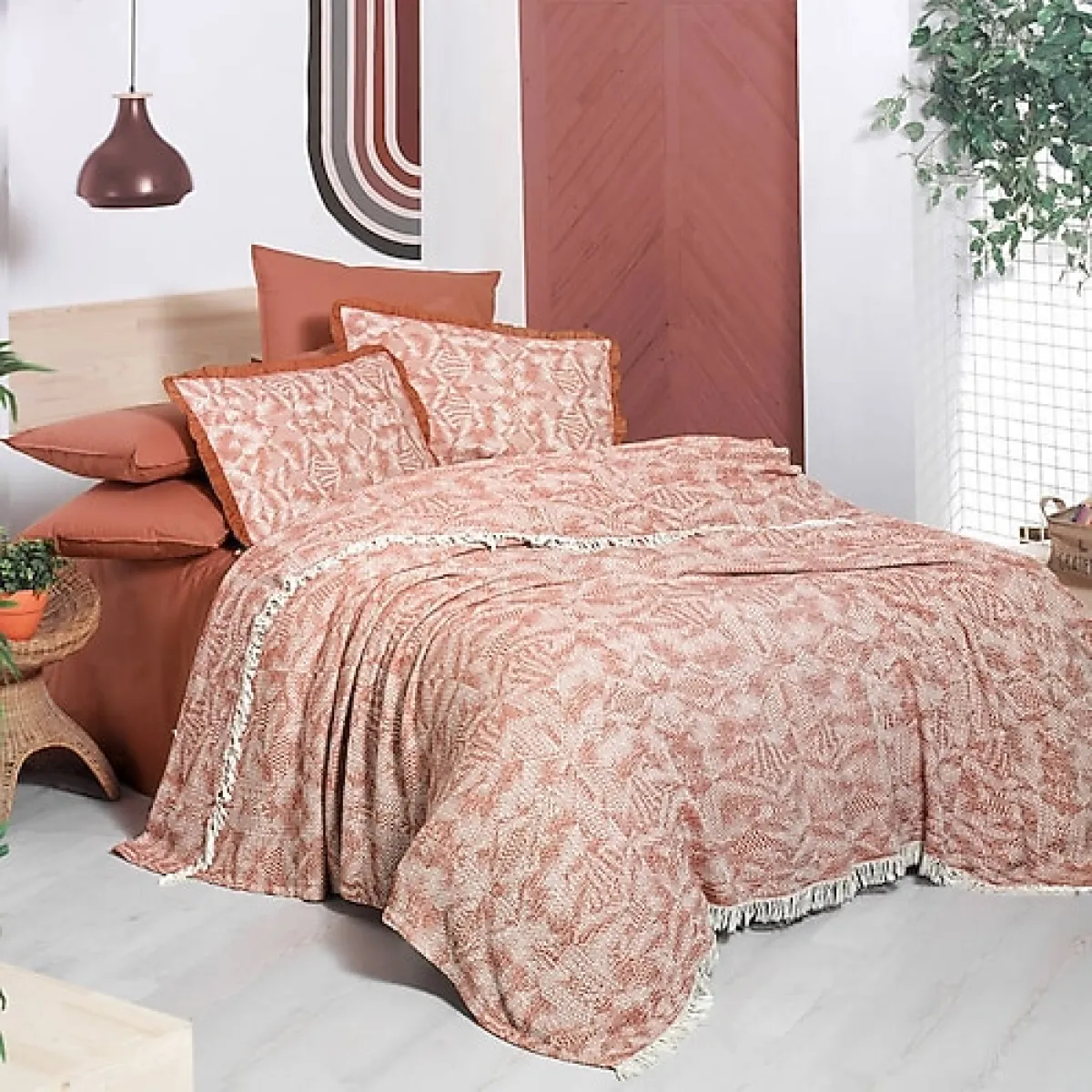 Sarev Arwen %100 Pamuk Tek Kişilik Pike Takımı