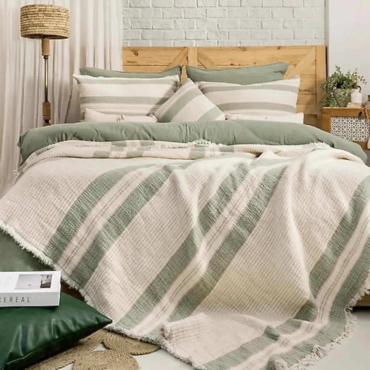 Schafer Home Enza Yeşil 8 Parça Çeyiz Seti