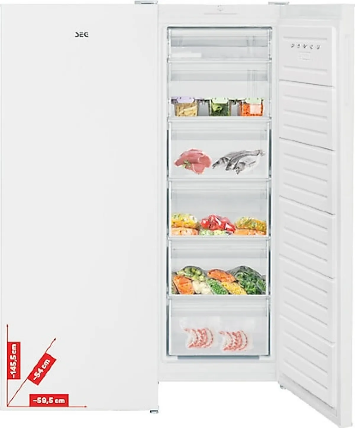 Seg DD 6196 6 Çekmeceli Derin Dondurucu