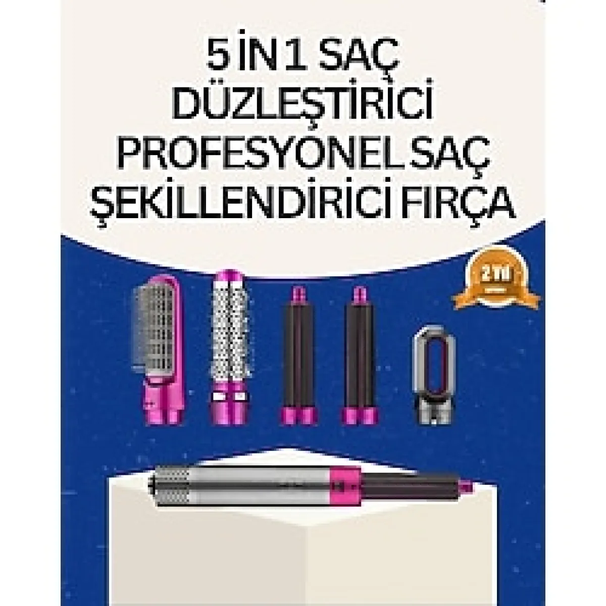 Seyahat Boyu Profesyonel Çok Renkli Saç Şekillendirici Set - Seçenek 1