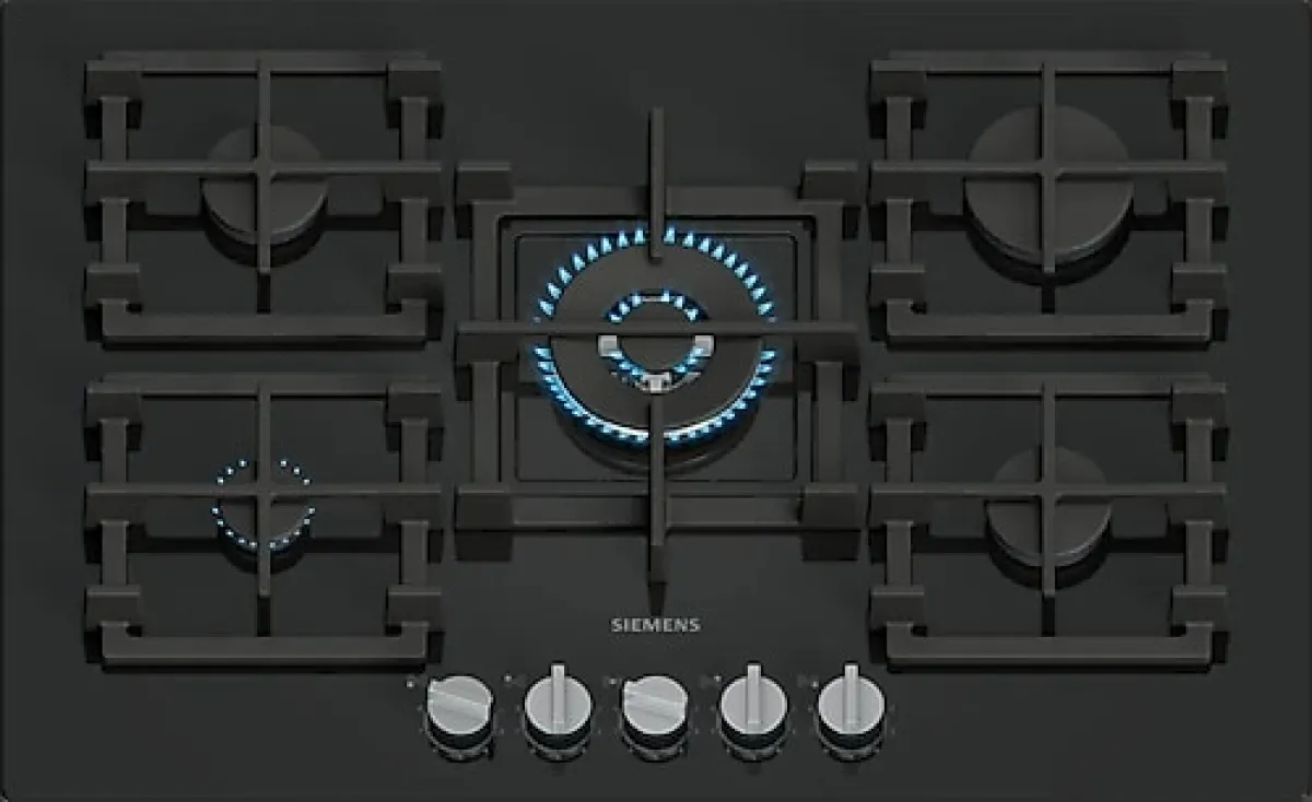 Siemens iQ500 EP7A6QI40O Wok Gözlü Siyah Cam Ankastre Ocak