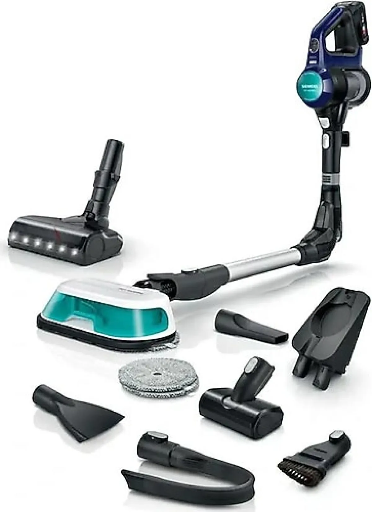 Siemens IQ500 VSM120HYG Islak Kuru Şarjlı Dikey Süpürge