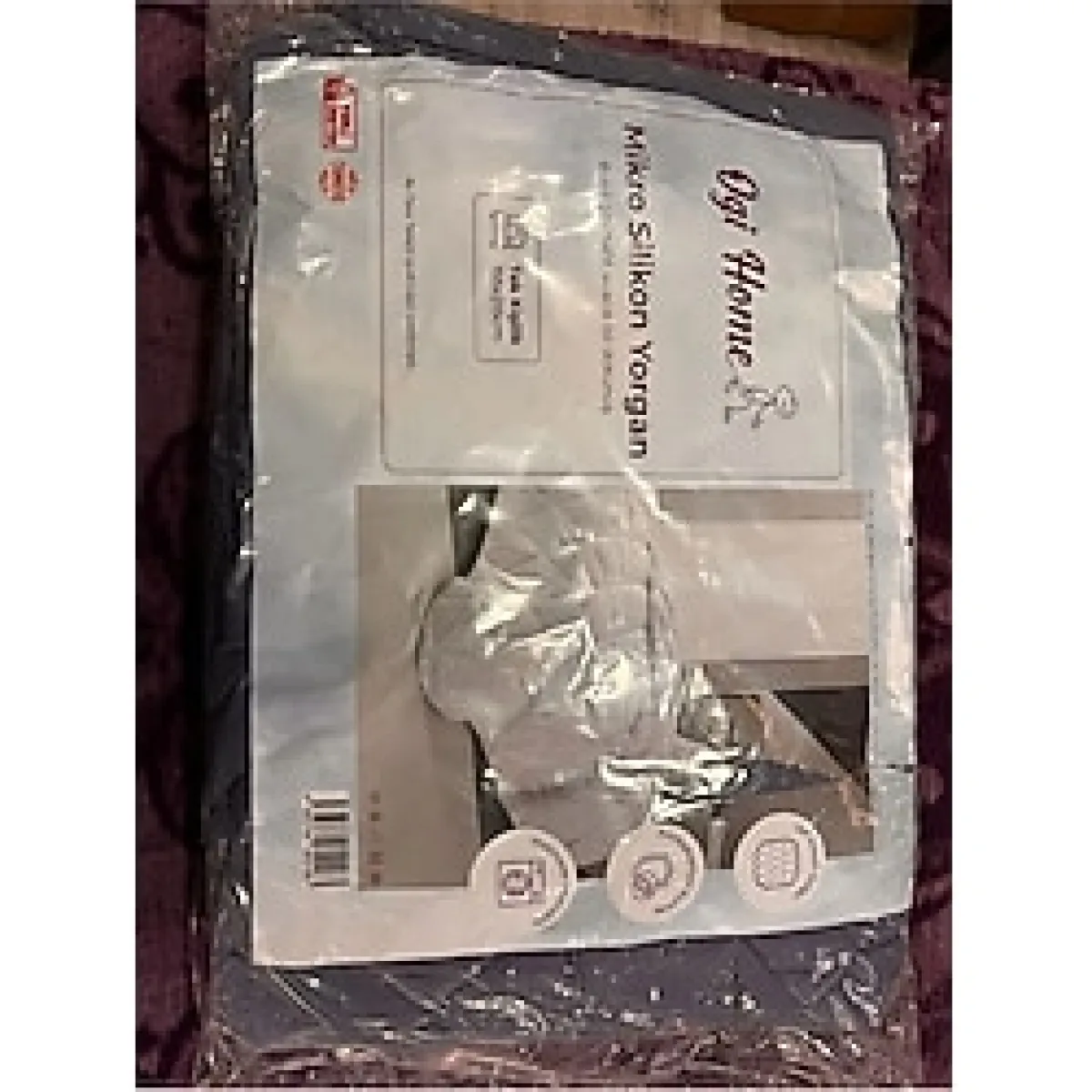 Silikon Dolgulu Tek Kişilik Yorgan - 155 x 215 cm - Mavi