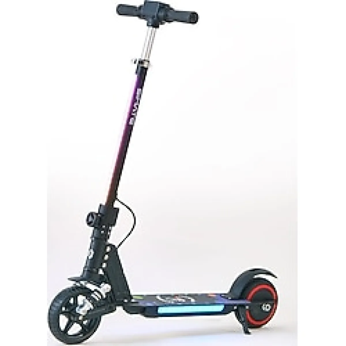 SIMATE Elektrikli Çocuk Scooter 130W 3 Kademe Hız Ayarlanabilir Gidon Uzun Menzil koruma Seti Hediye - Siyah