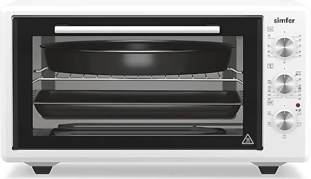 Simfer 4546 45 lt Beyaz Turbo Midi Fırın