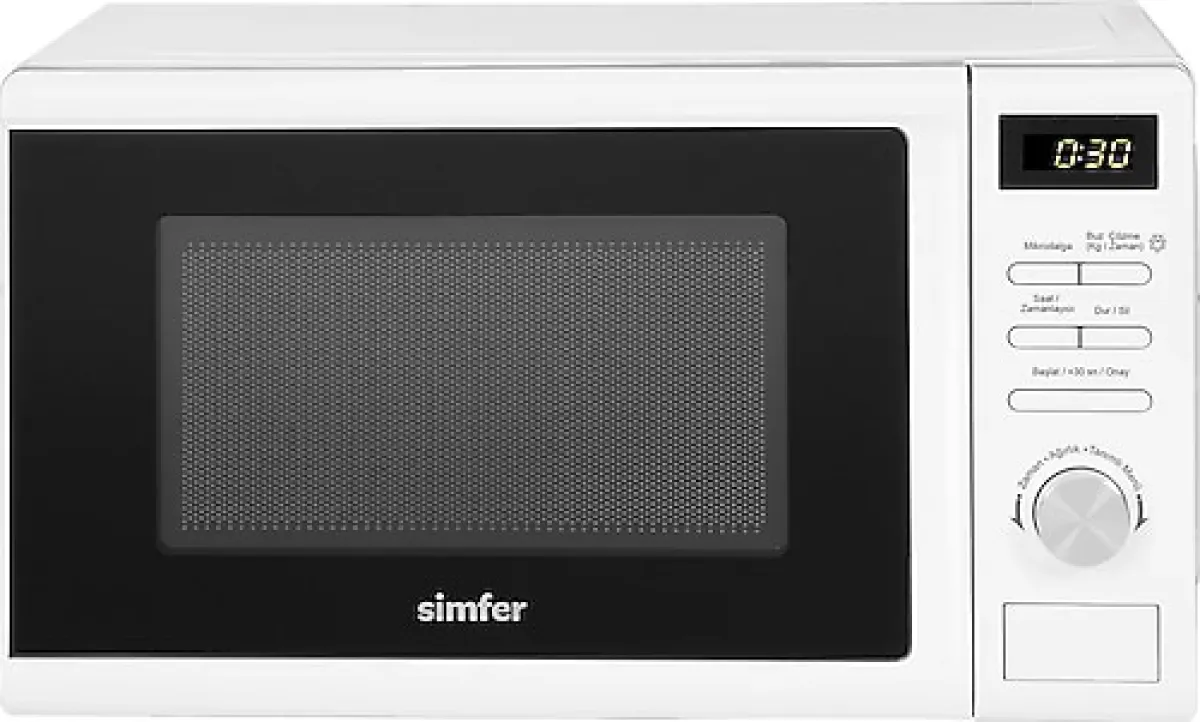 Simfer SK 4602W Beyaz 20 lt Mikrodalga Fırın