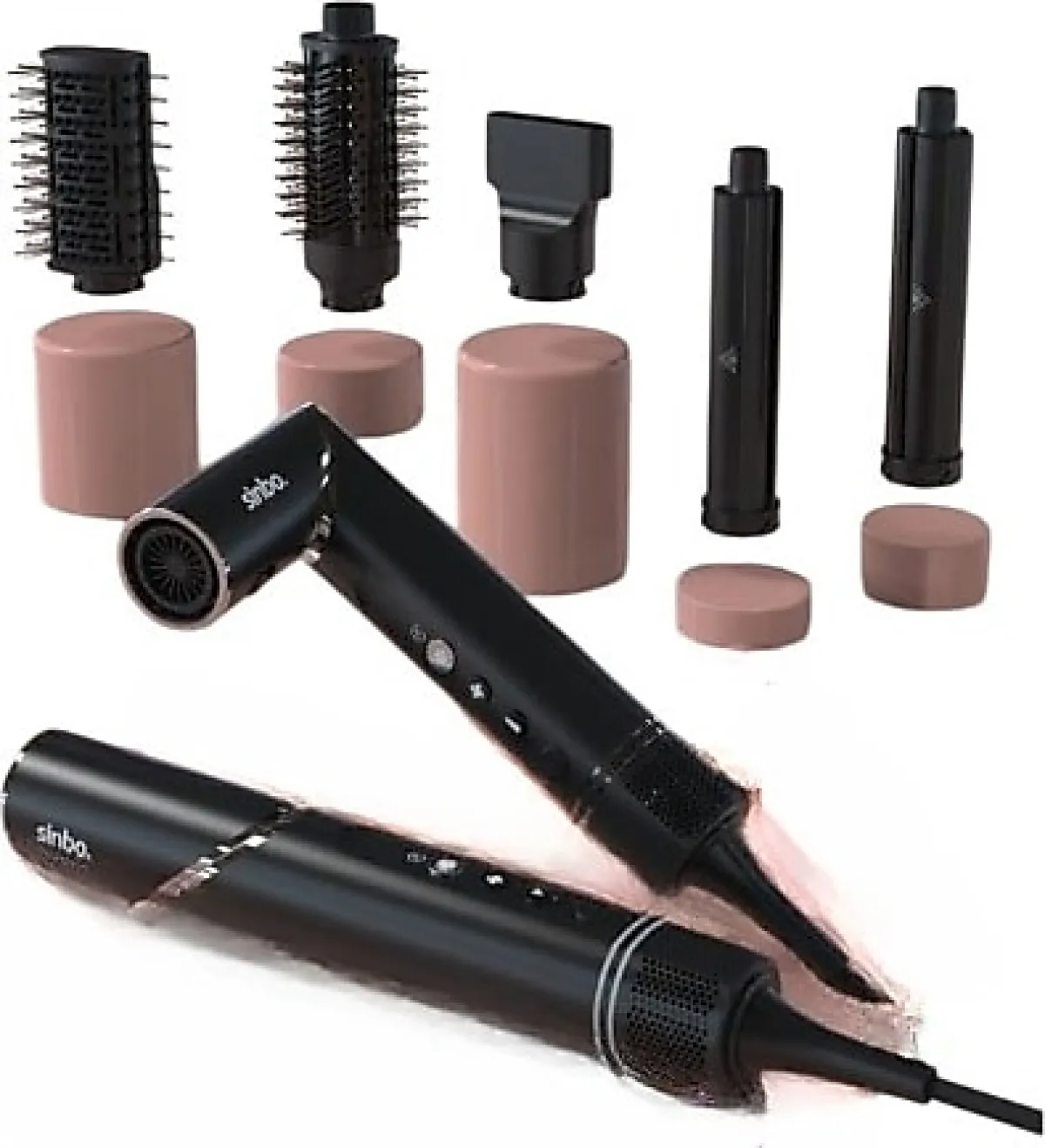 Sinbo SHD-1720 5in1 Siyah Saç Şekillendirme Seti