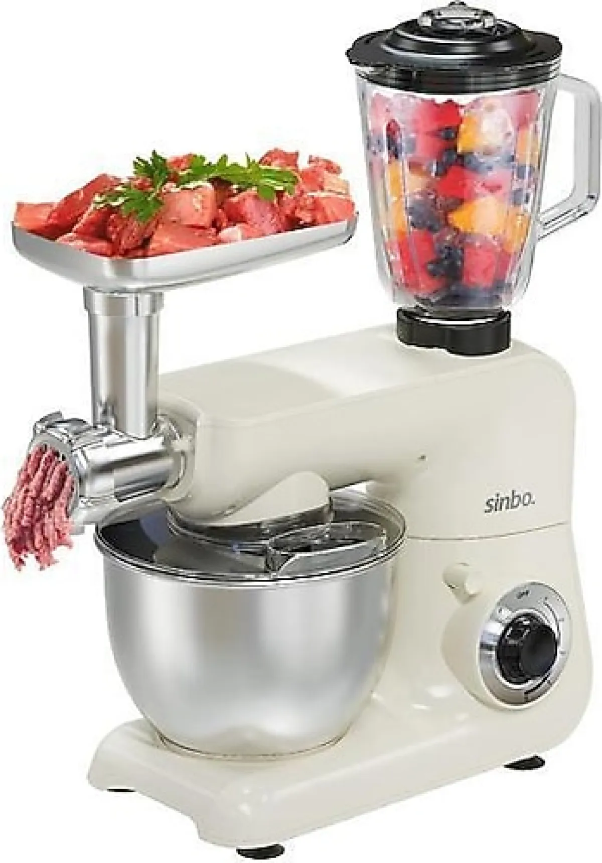 Sinbo SMX-2775 1500 W Krem 4.5 lt Blender ve Hamur Yoğurma Makinesi