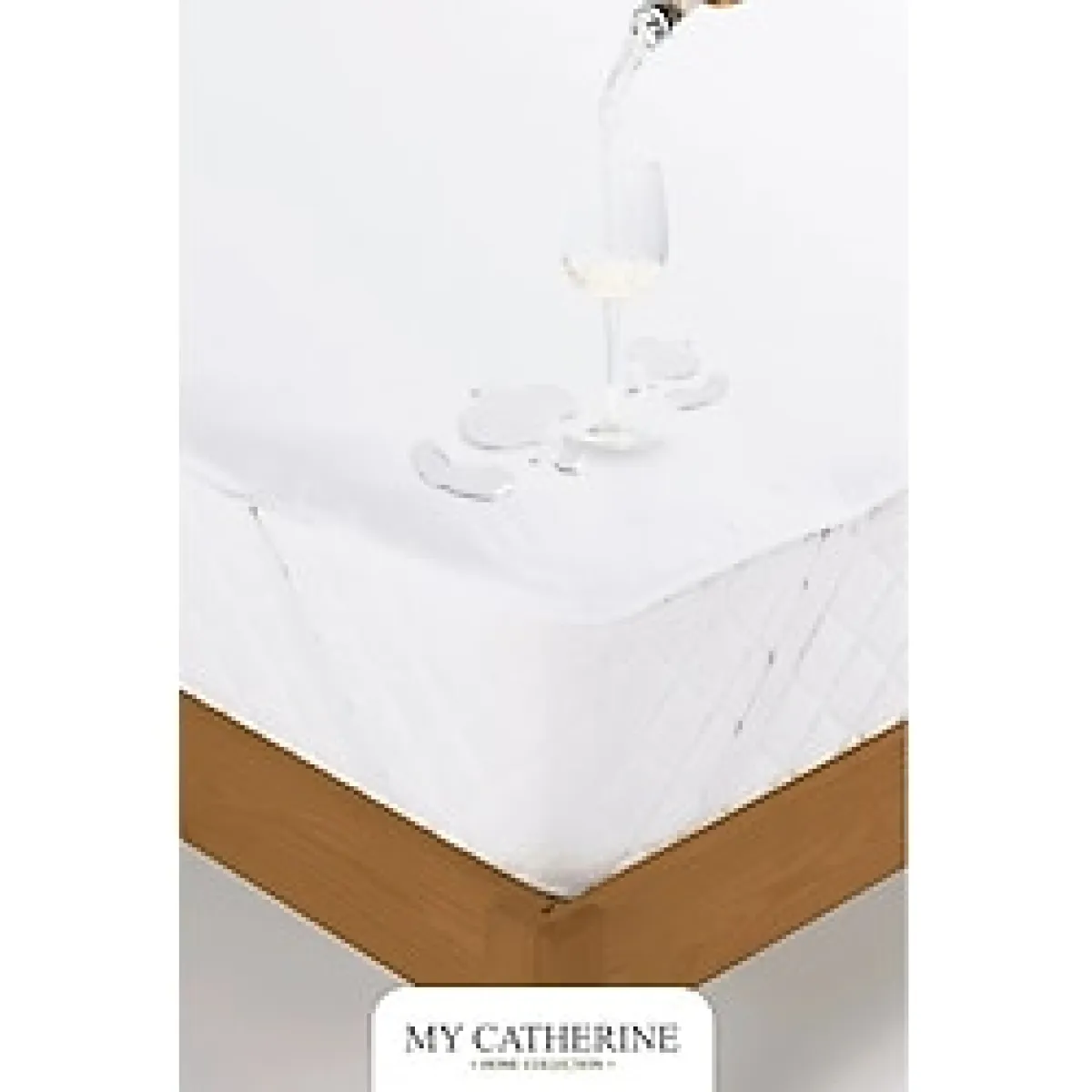 Sıvı Geçirmez Yatak Koruyucu Alez - Beyaz, Üstün Koruma, Oeko-Tex Sertifikalı - 90 x 190 cm