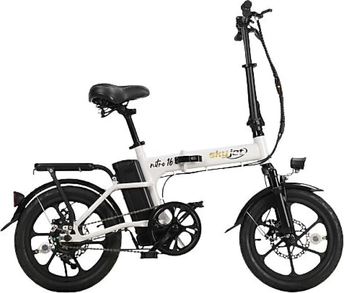Skyjet Nitro 16 250 W Beyaz Katlanabilir Elektrikli Bisiklet