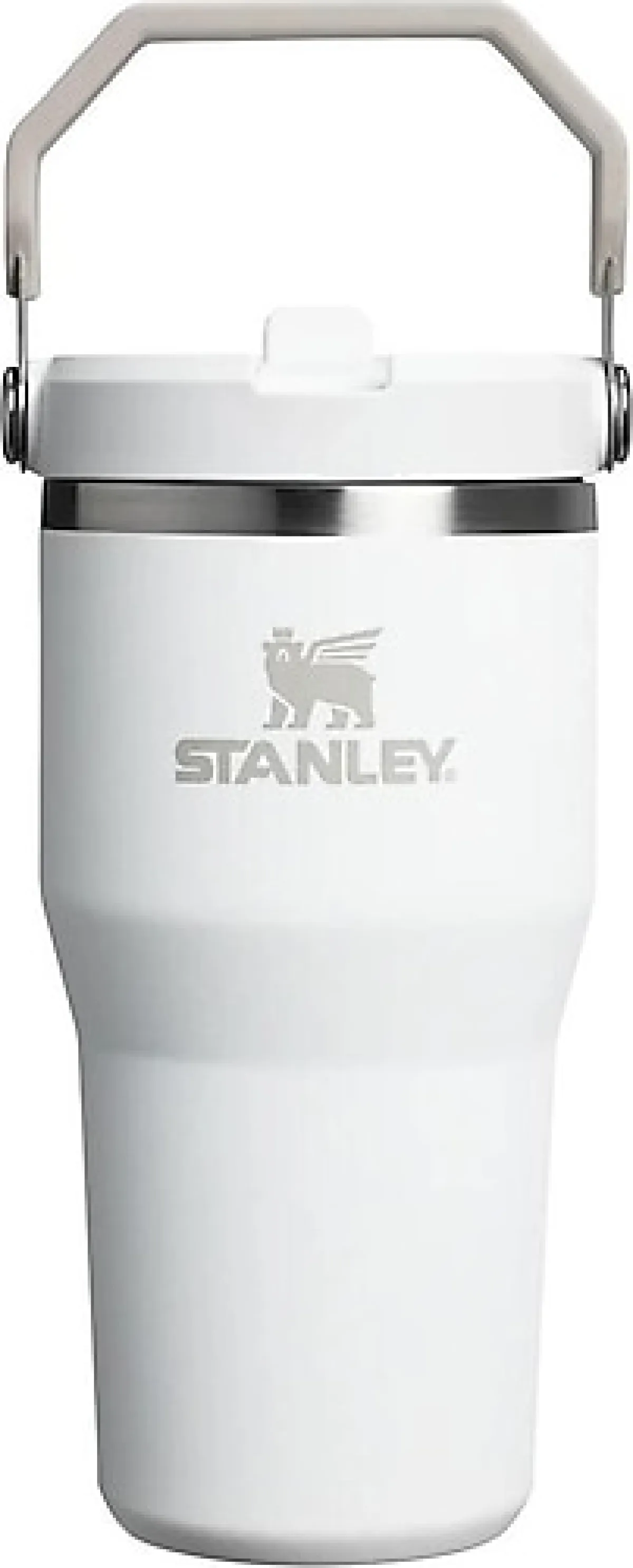 Stanley The Iceflow Flip Straw Beyaz 0.60 lt Pipetli Termos Bardak