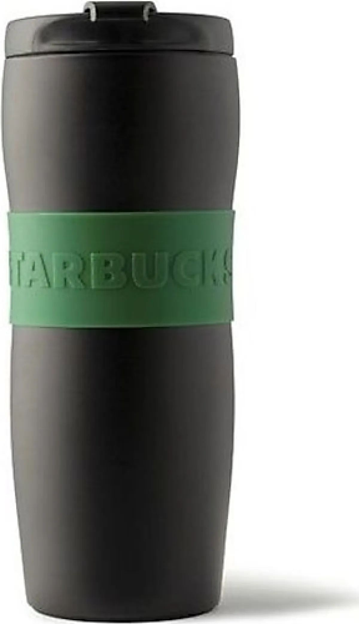 Starbucks Siyah Çelik Yeşil Şeritli 355 ml Termos