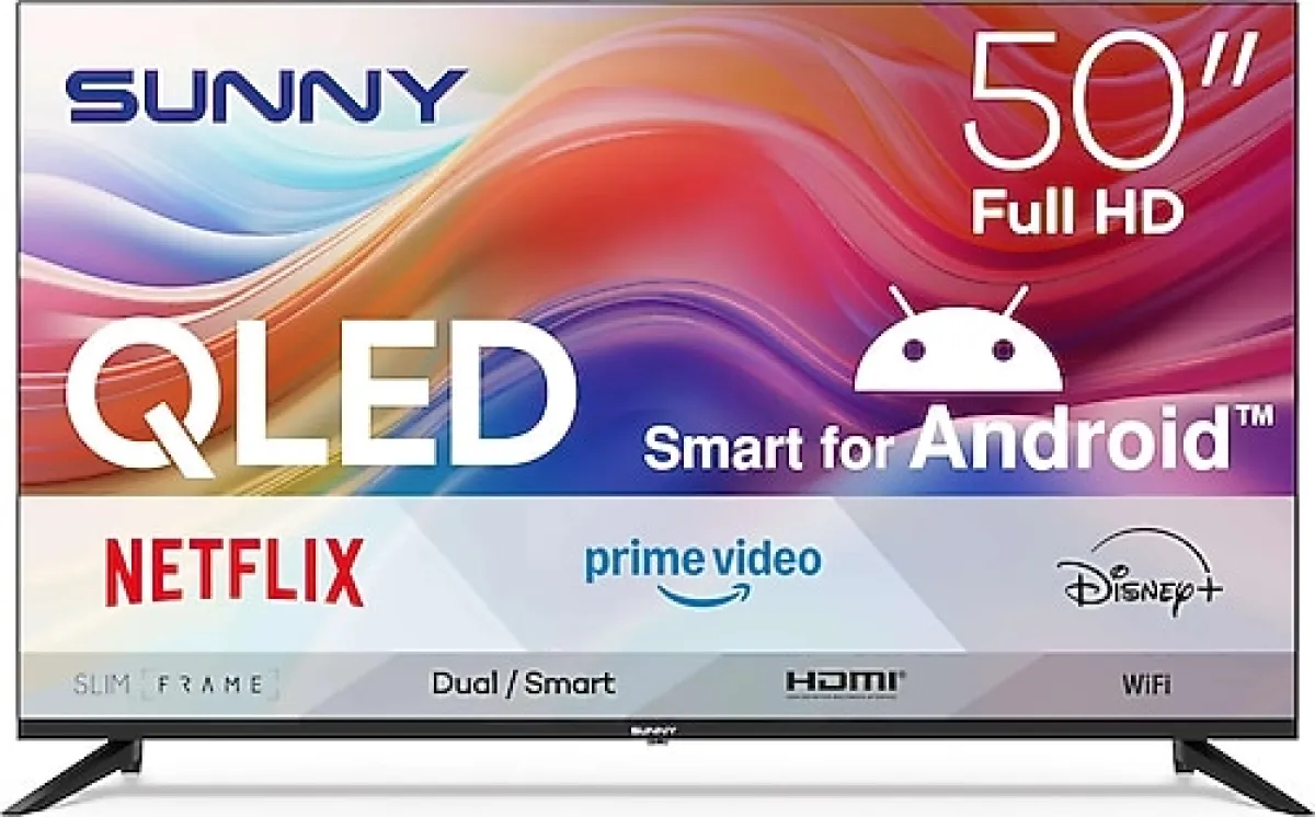 Sunny SN50QFPRL-A14S Full HD 50" 127 Ekran Uydu Alıcılı Google Smart QLED TV