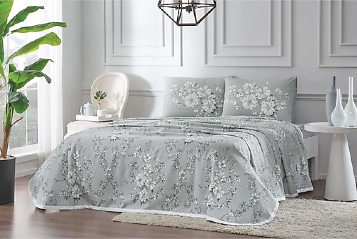 Taç Aleda Pamuk Tek Kişilik Pike Takımı