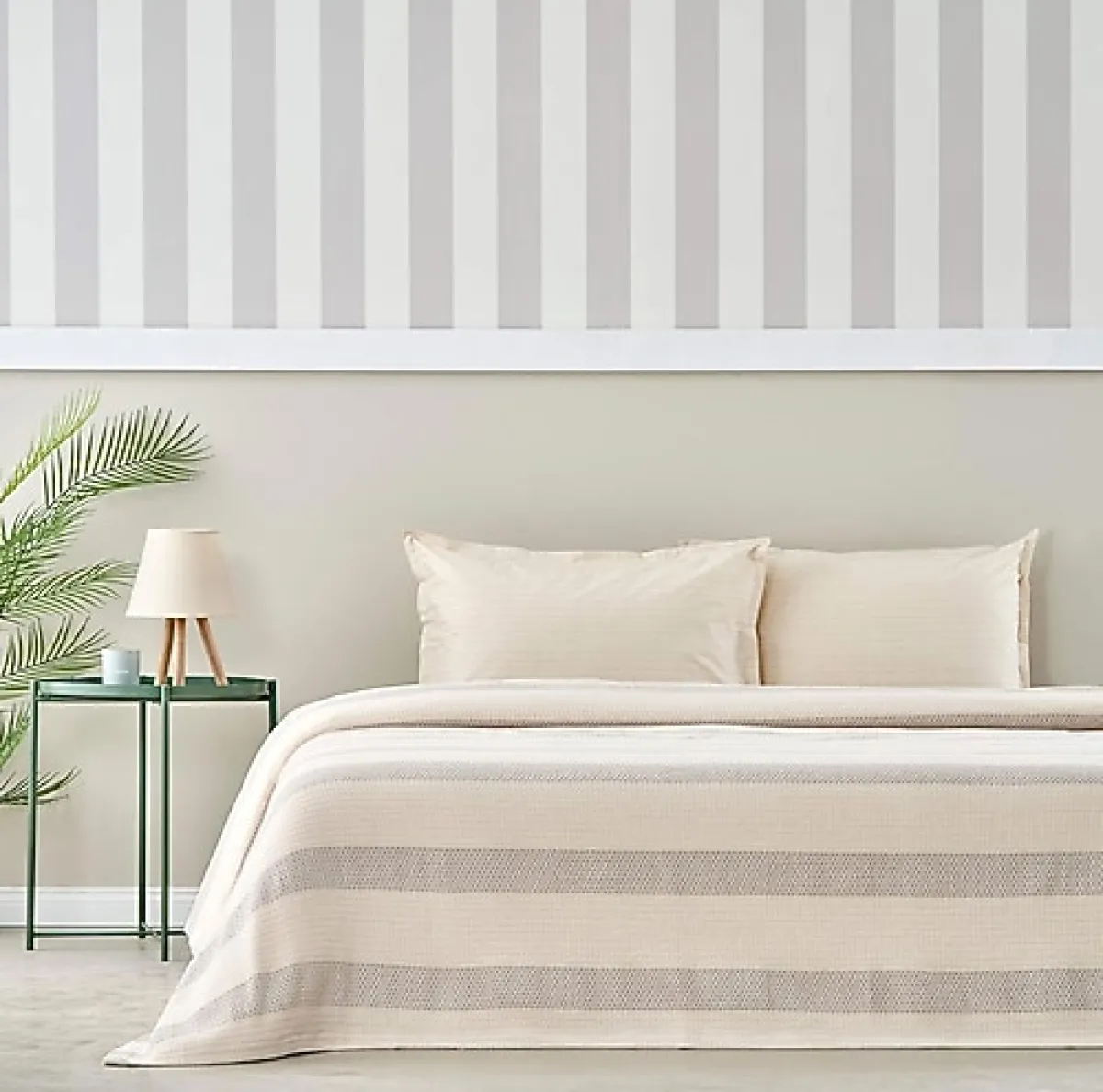 Taç Aura Softly Çift Kişilik Pike Takımı