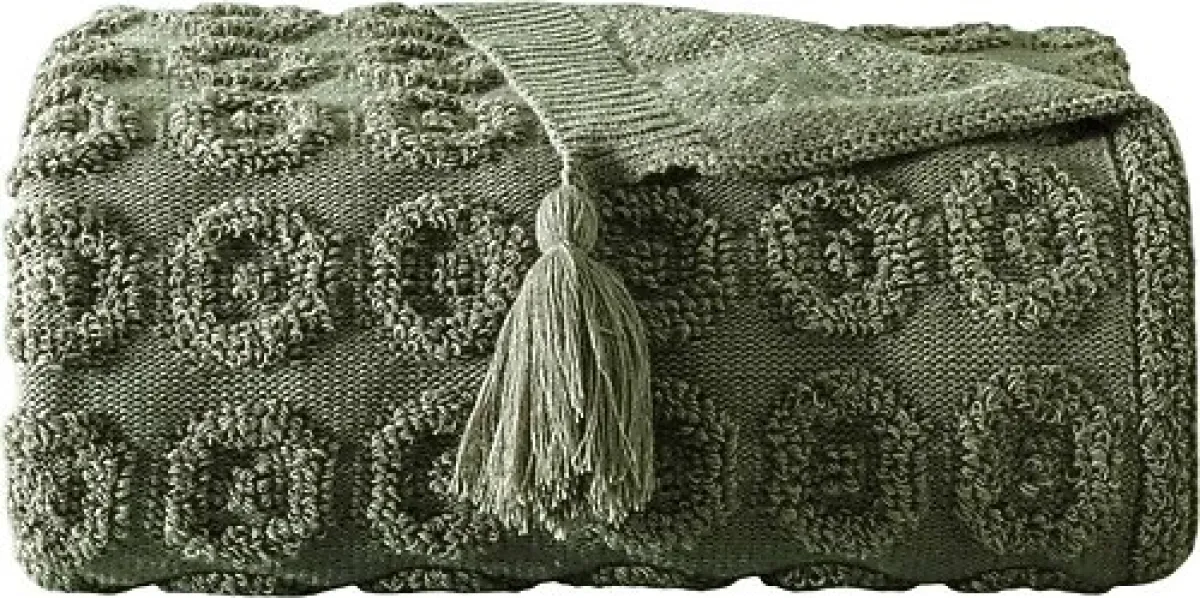 Taç Butik Patagonya Throw Yeşil 130x170 cm TV Battaniyesi